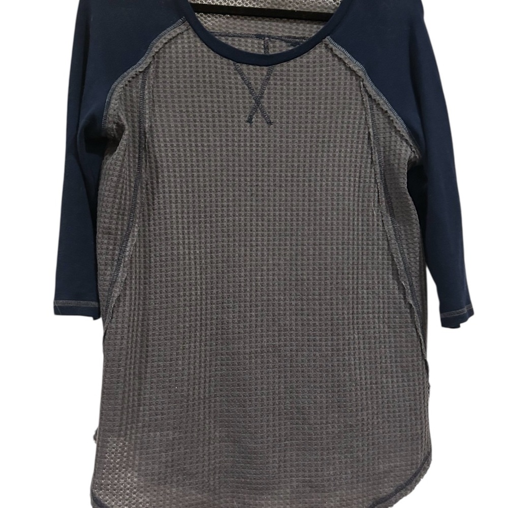 Navy and Gray Raglan Shirt